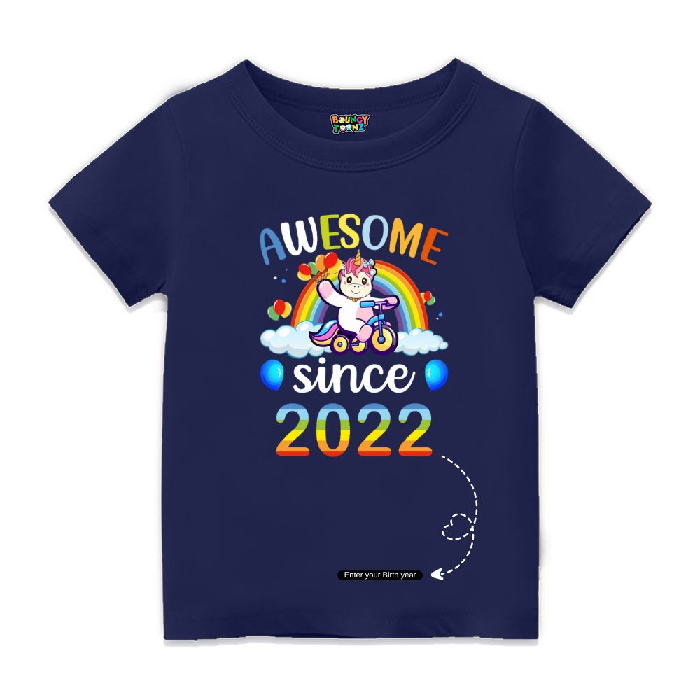 Awesome Since Kids Customised TSHIRTS