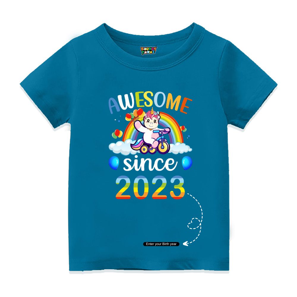 Awesome Since Kids Customised TSHIRTS