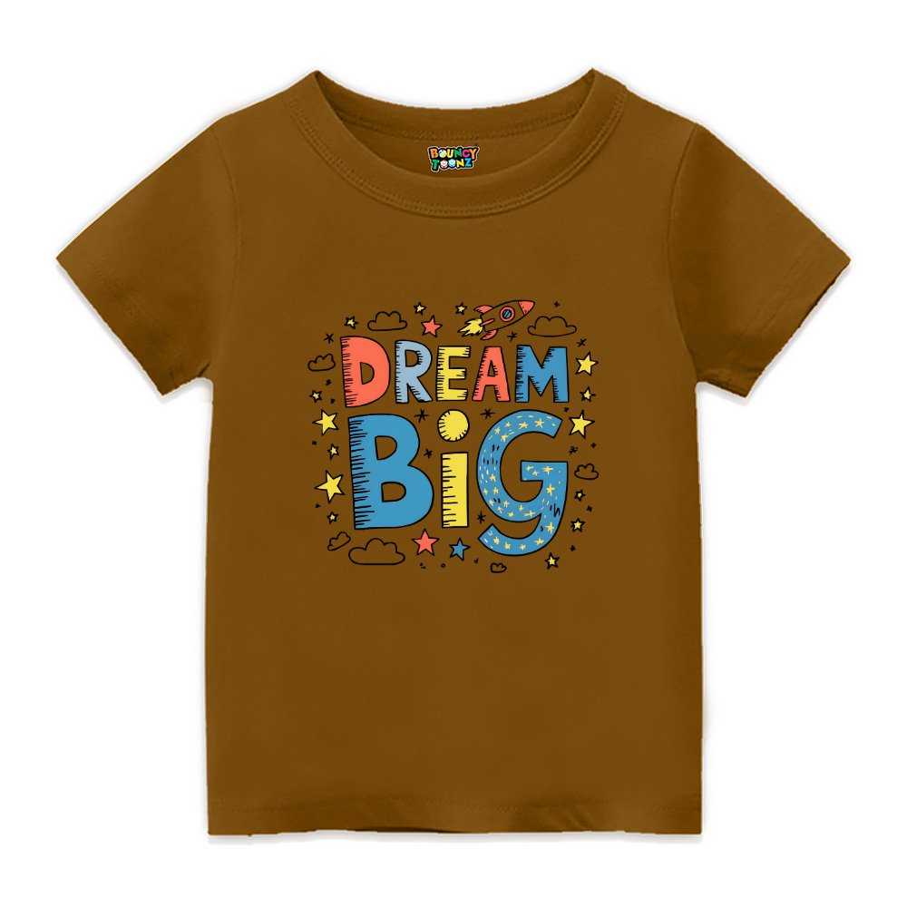 Dream Big Kids Personalised Tshirt