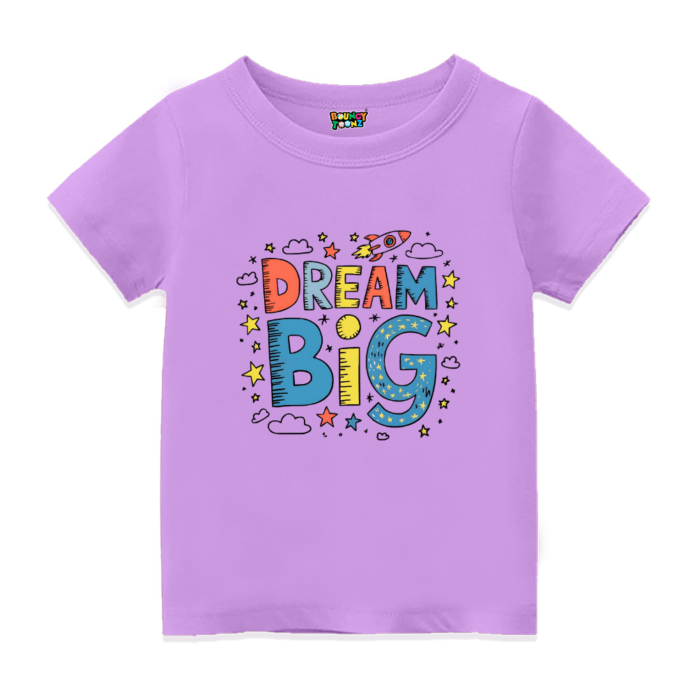 Dream Big Kids Personalised Tshirt
