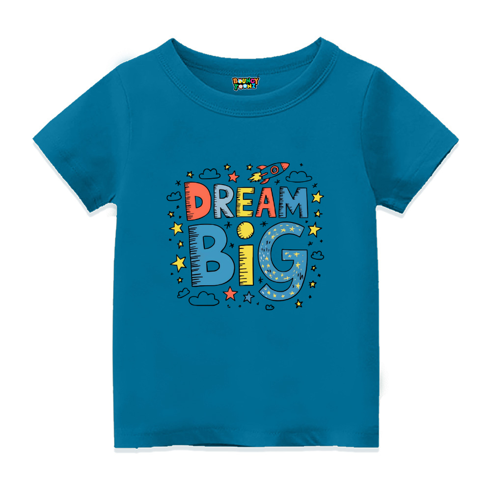 Dream Big Kids Personalised Tshirt
