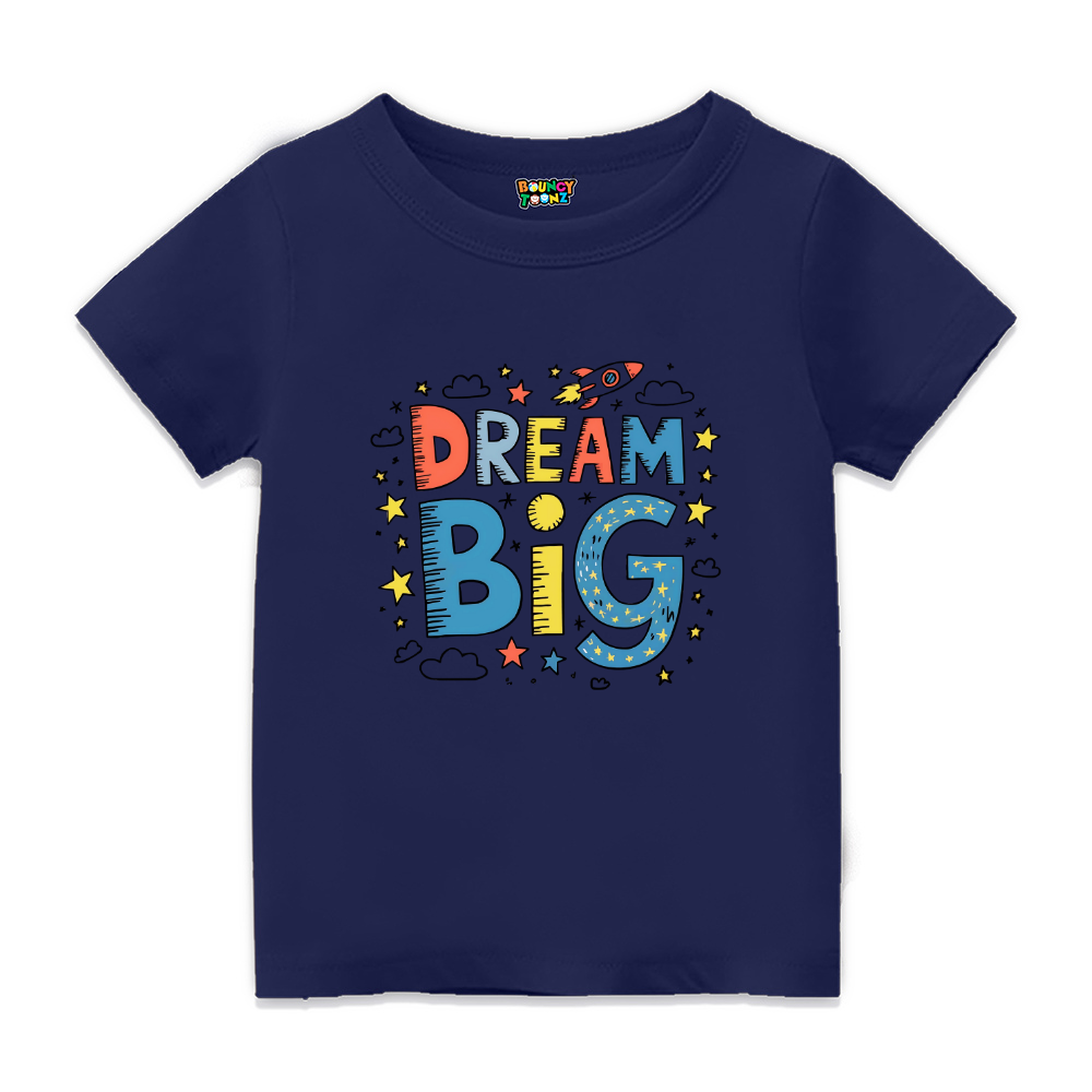 Dream Big Kids Personalised Tshirt