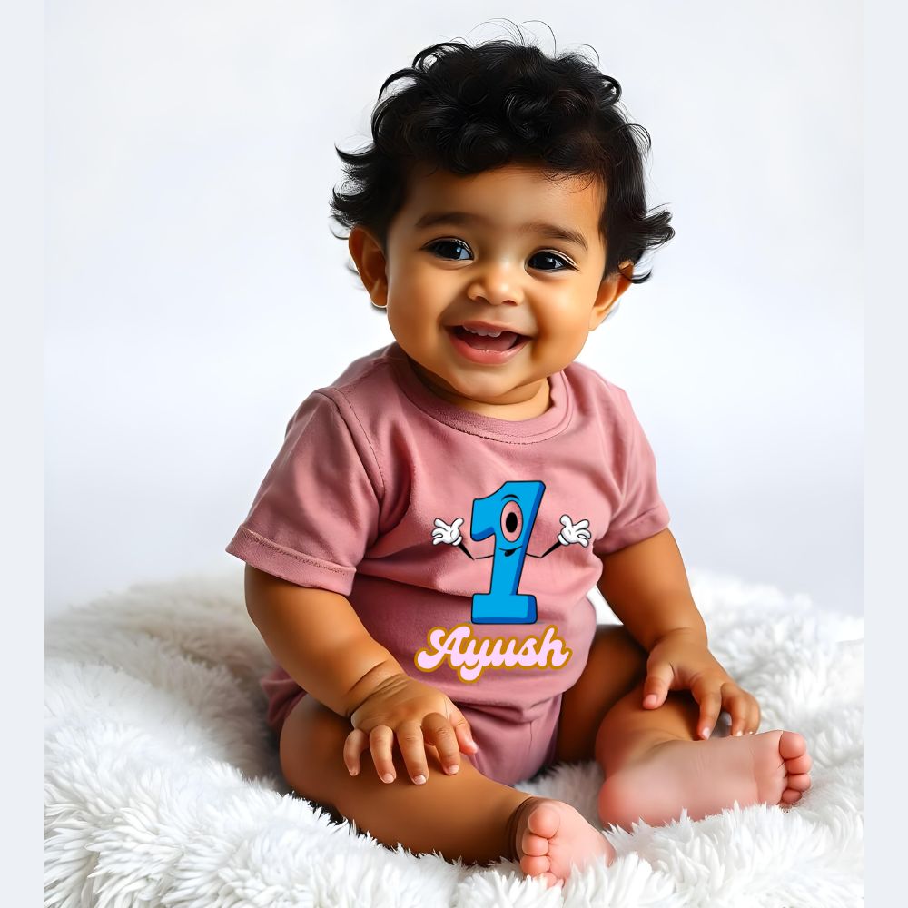 1 Month Of Joy : Adorable Custom Baby Rompers