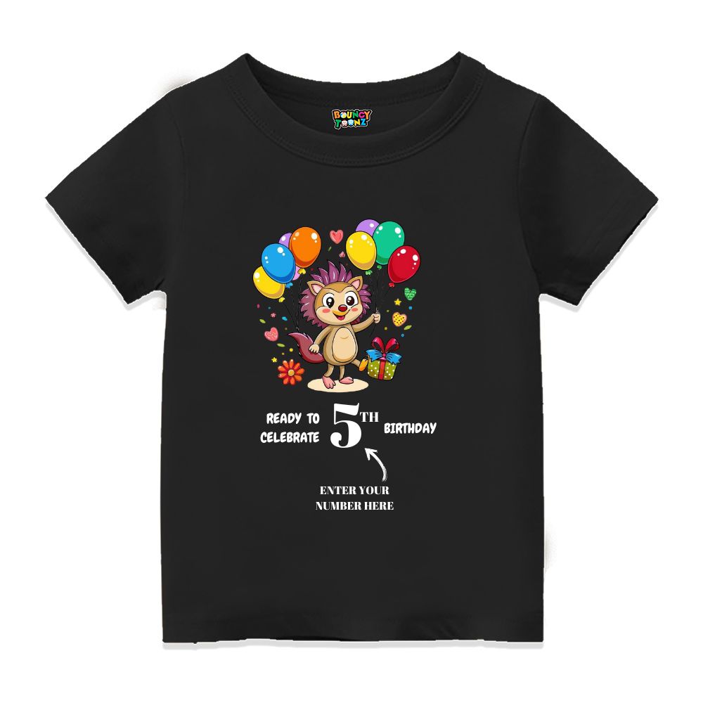 Comic Lion Birthday Kids Tshirts