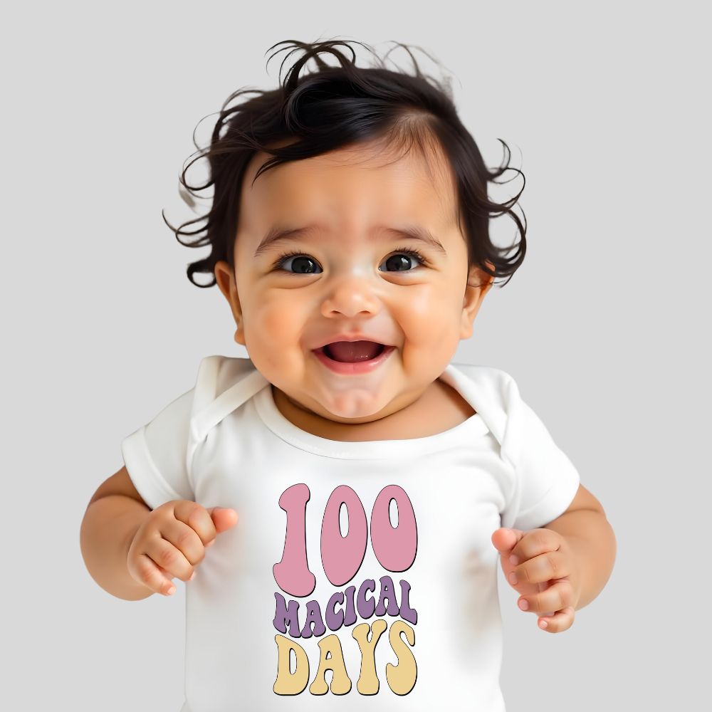 100 Magical Days : Enchanting Custom Baby Rompers