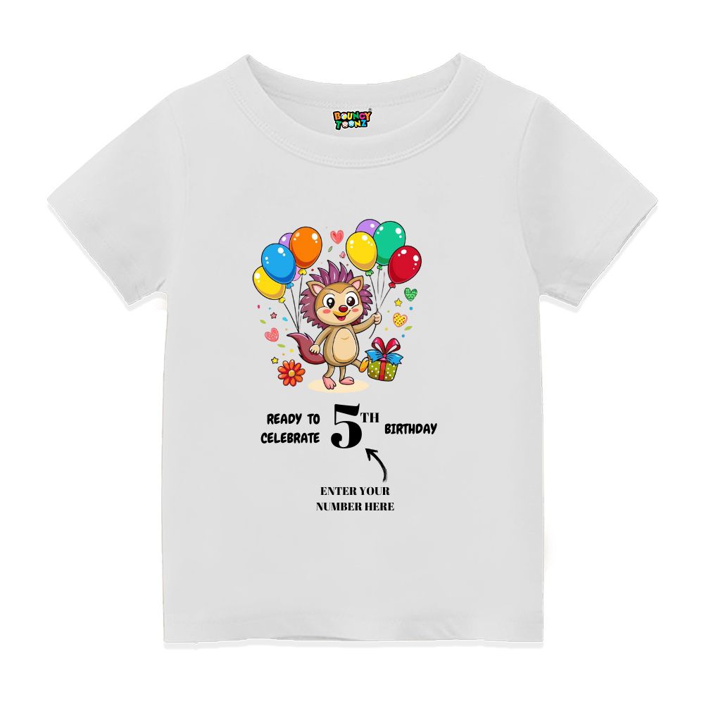 Comic Lion Birthday Kids Tshirts