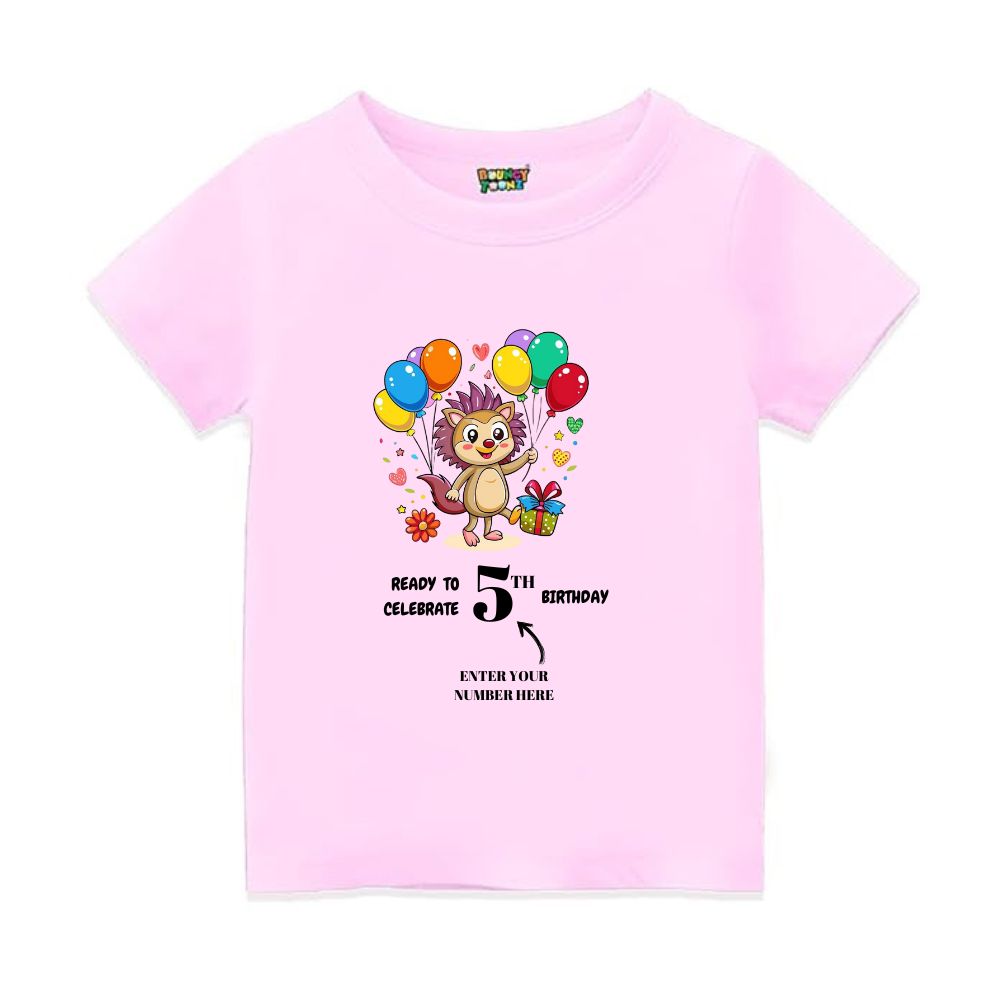 Comic Lion Birthday Kids Tshirts