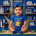 My First IPL Match Night Romper - Personalized Kids Cricket Romper for Babies