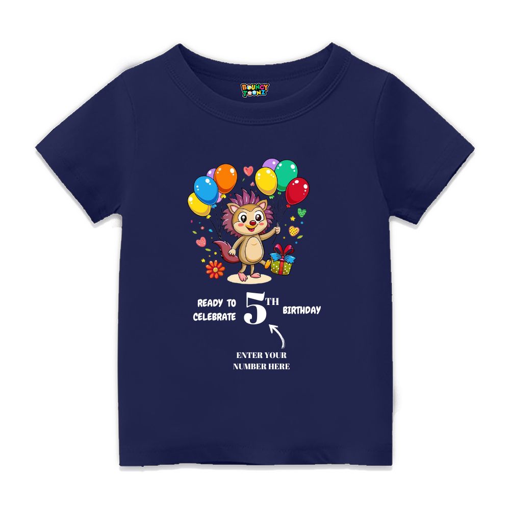 Comic Lion Birthday Kids Tshirts