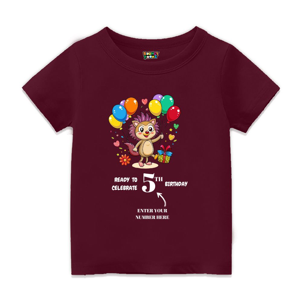 Comic Lion Birthday Kids Tshirts