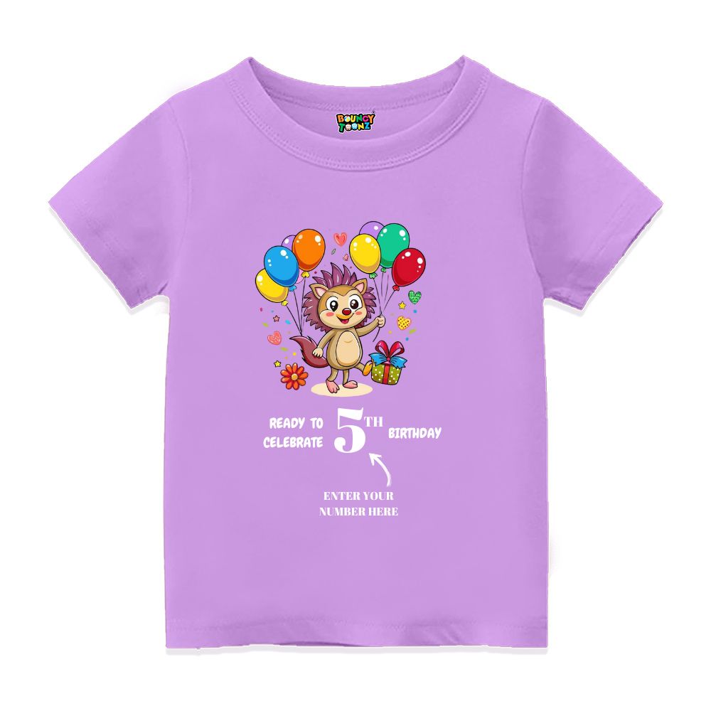 Comic Lion Birthday Kids Tshirts