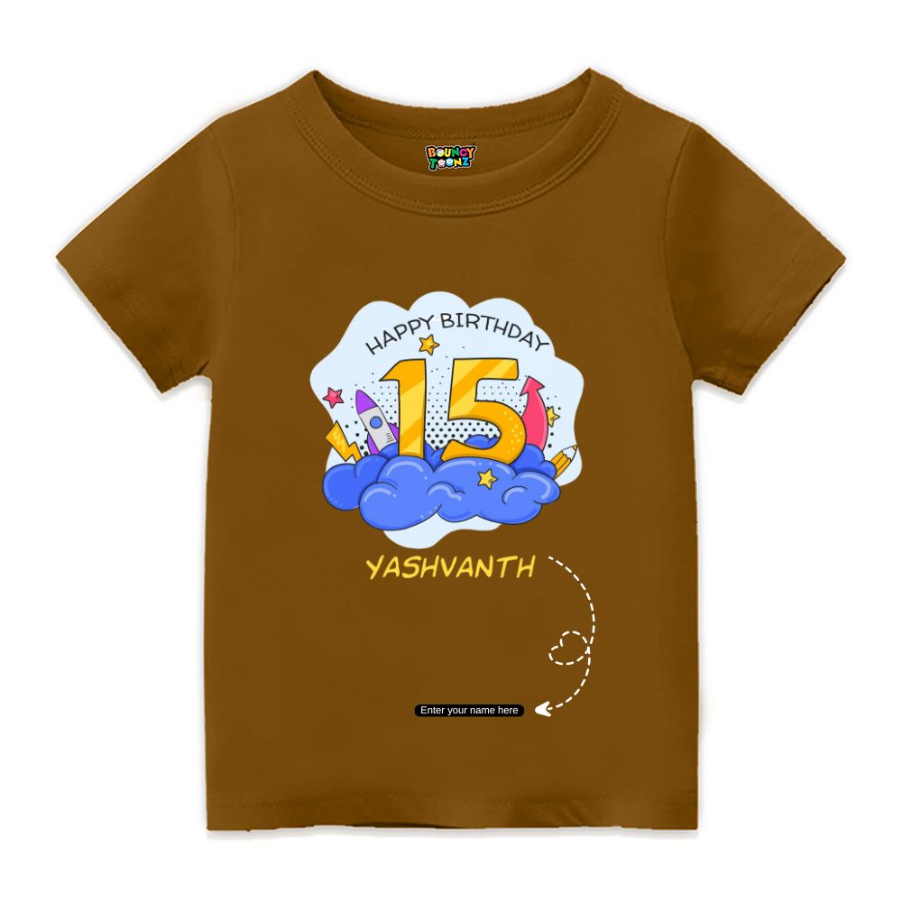 Age customised Kids tshirts