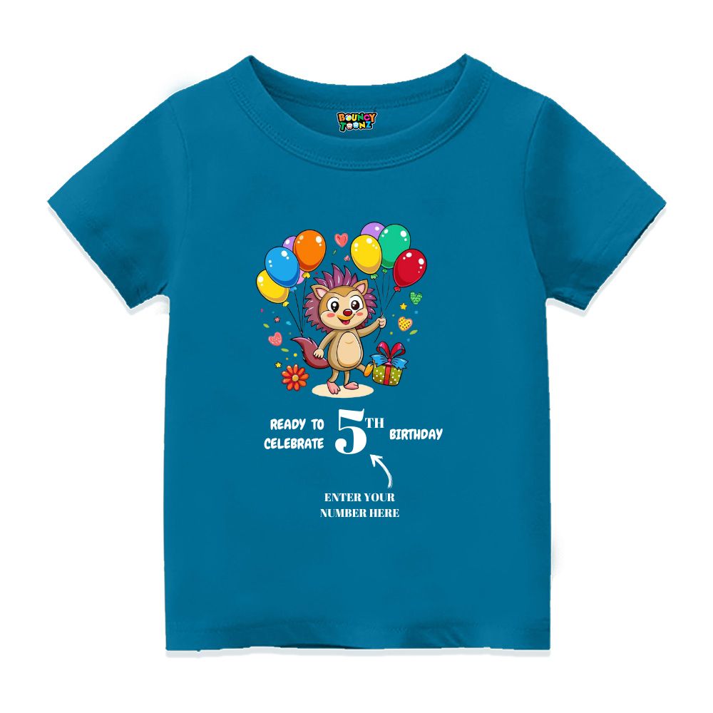 Comic Lion Birthday Kids Tshirts