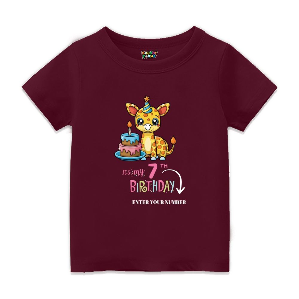 It's my Birthday Kids Customised TShirts