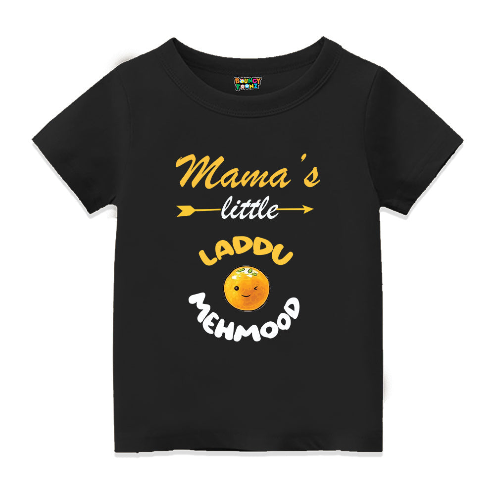 Mama's Little Laddu Personalised Kids T Shirt