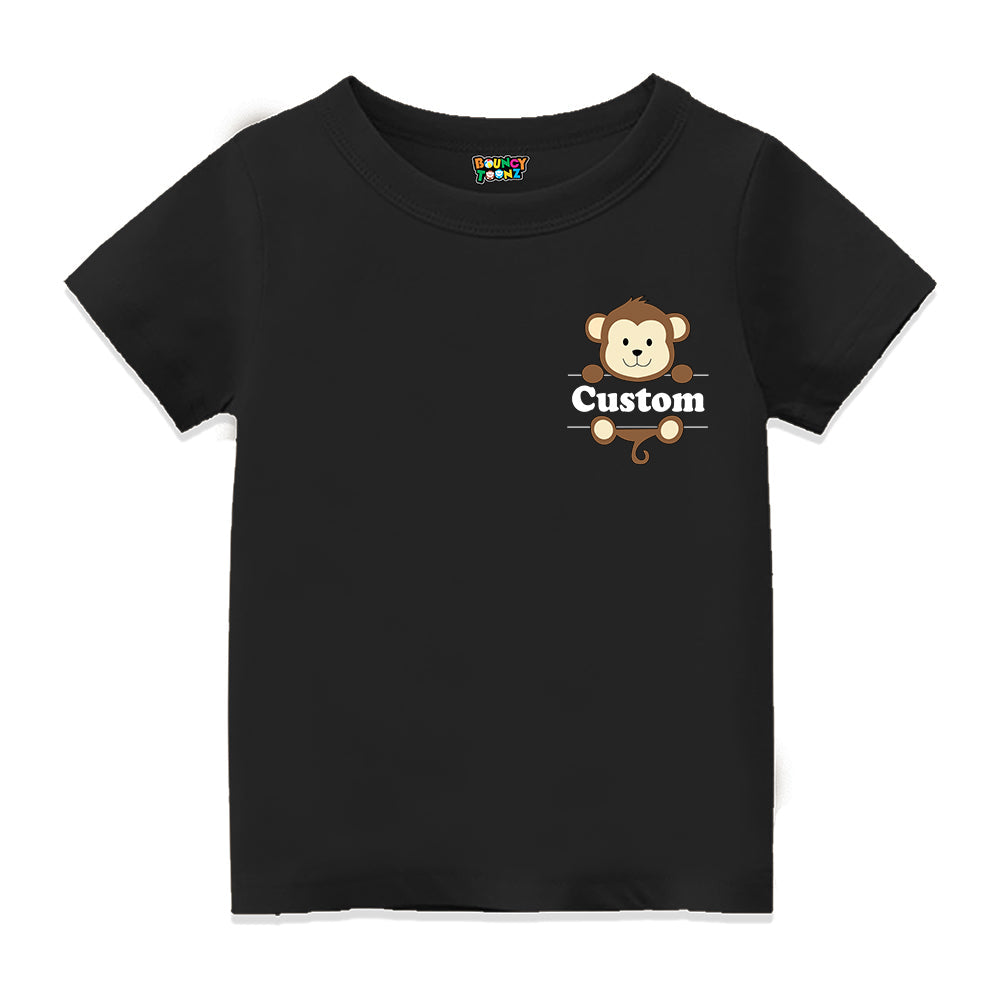 Monkey Theme Customized T shirt for Kids