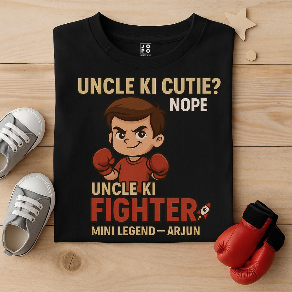 Uncle Ki Fighter - Mini Legend T-Shirt for Kids | Boxing Theme