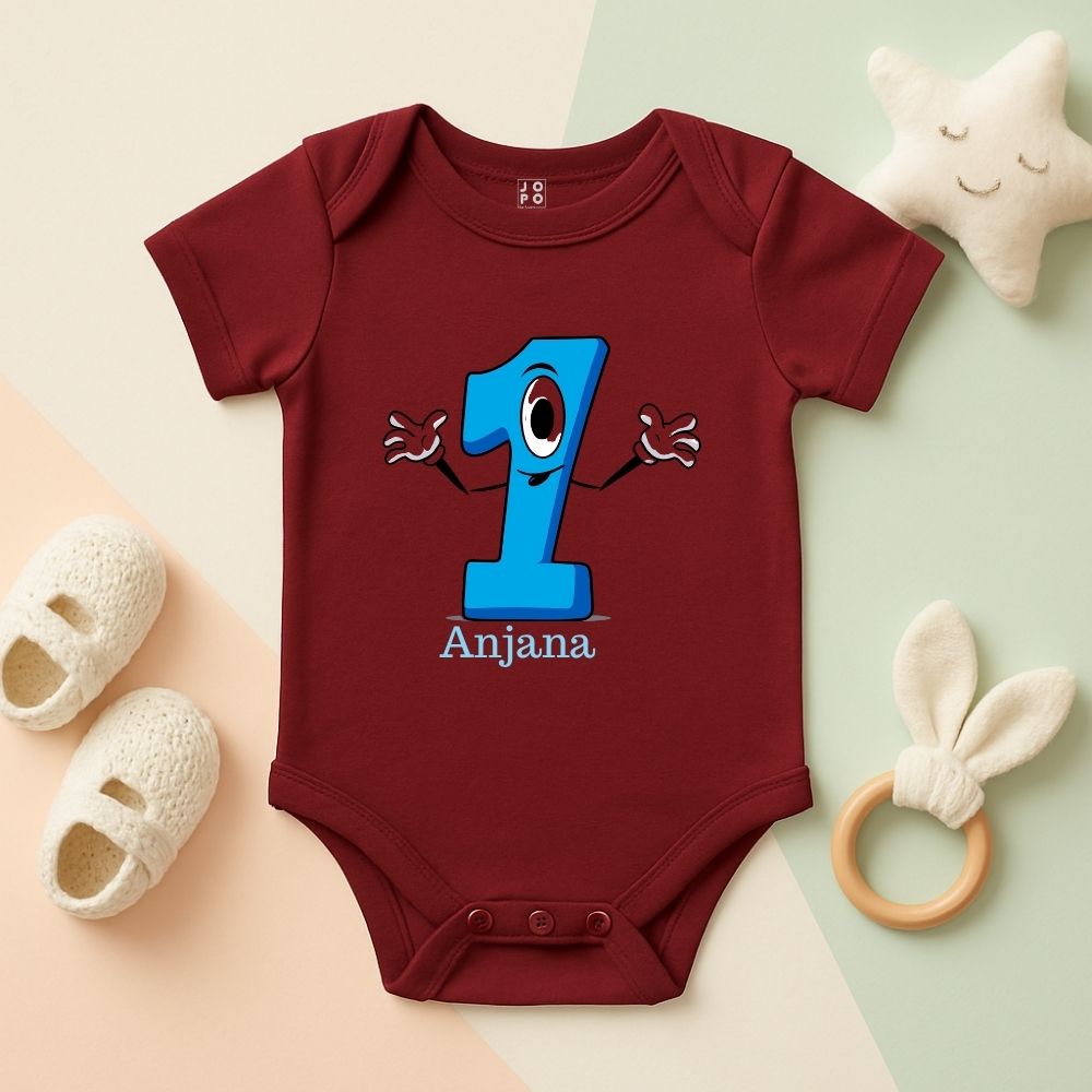 Adorable Bodysuit for Newborns & Toddlers - First Birthday Celebration Wear
