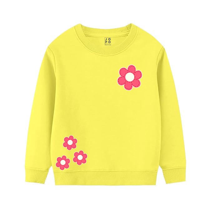 Yellow Floral Sweatshirt