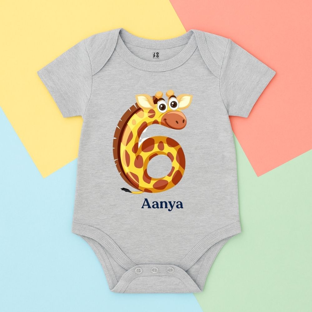 Personalised 1st Birthday Baby Onesie | Custom Name Romper for Babys