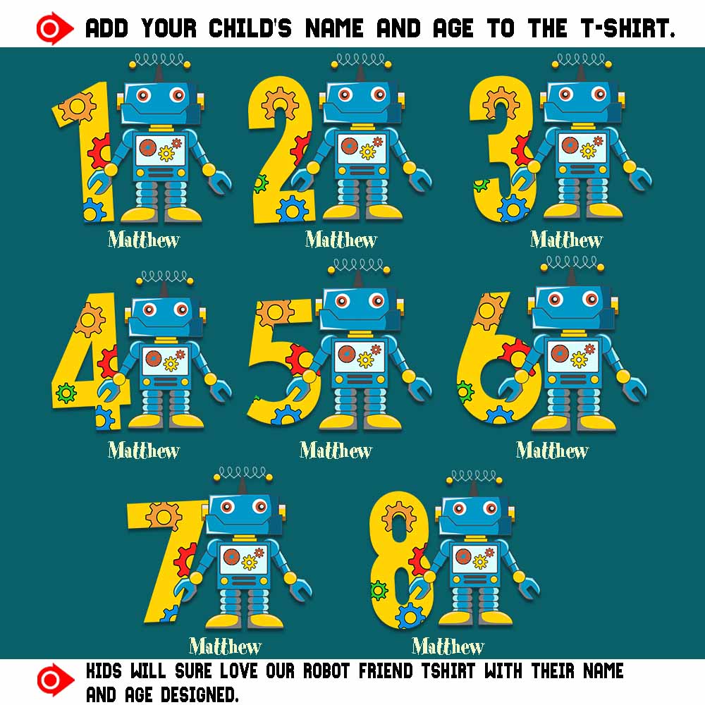 Birthday Customised Kids Tshirts