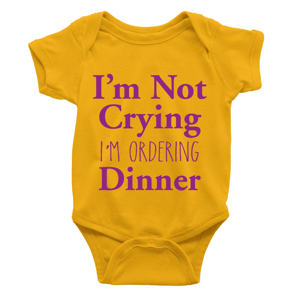 I'm not Crying, I'm Ordering Dinner Rompers