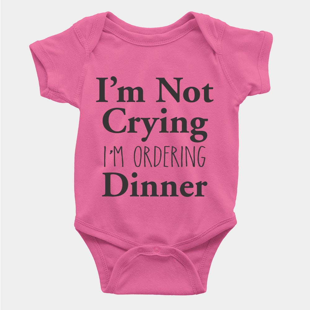I'm not Crying, I'm Ordering Dinner Rompers