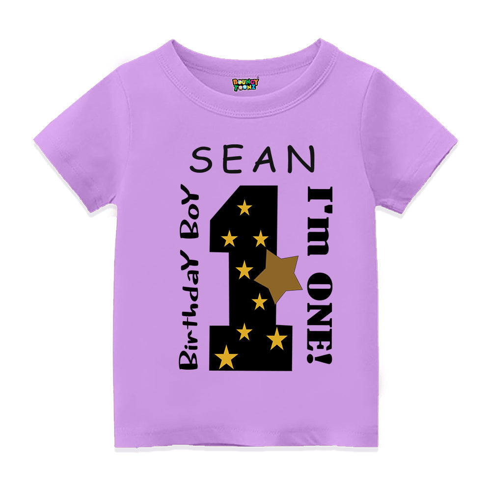 Customized Kids First Birthday T shirt