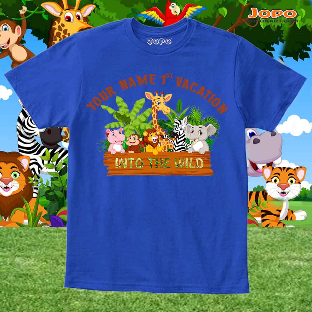 Into the Wild Customized Name & Number T Shirt