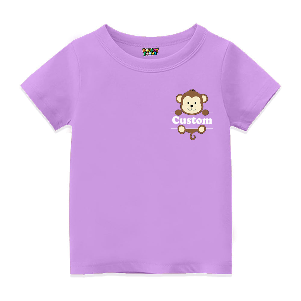 Monkey Theme Customized T shirt for Kids