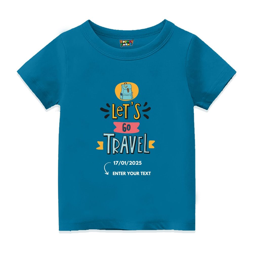 Let's go Travel Custolmised Tshirts