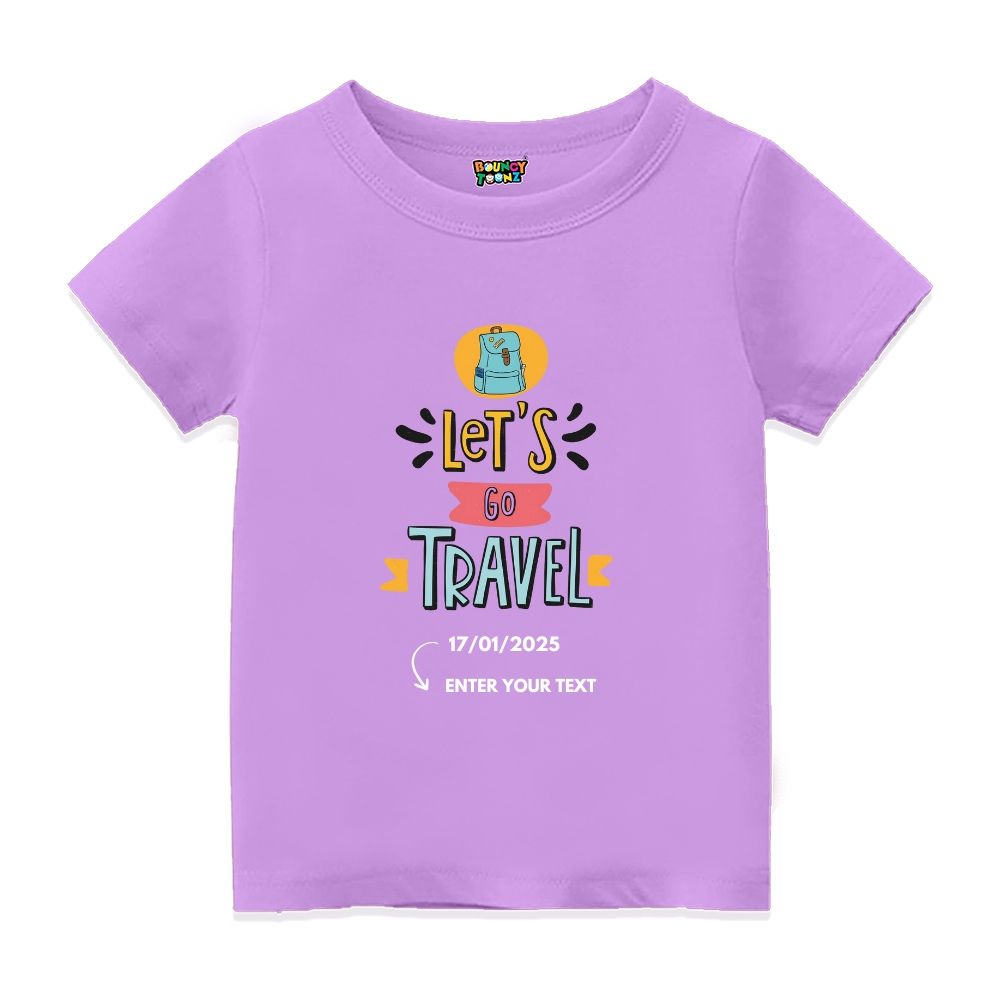 Let's go Travel Custolmised Tshirts