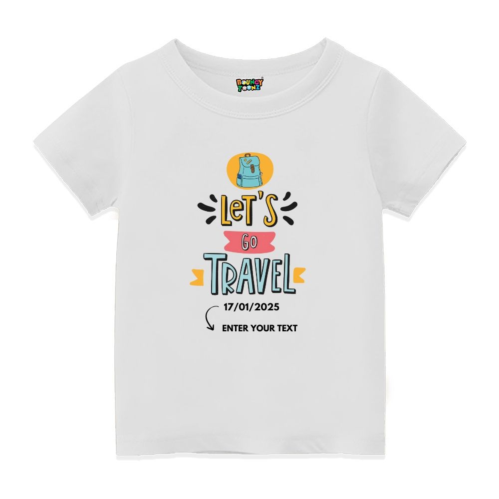 Let's go Travel Custolmised Tshirts