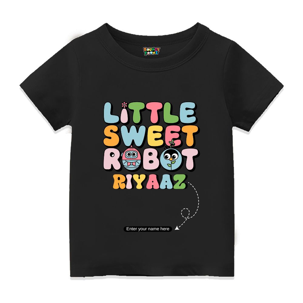 Little Sweet Robot Customised Kids Tshirts