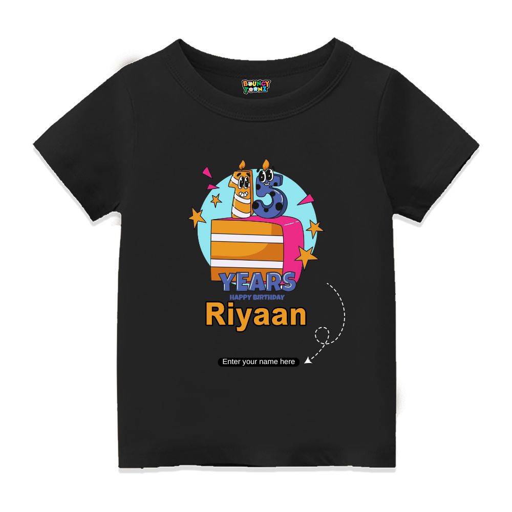 Age customised Kids tshirts