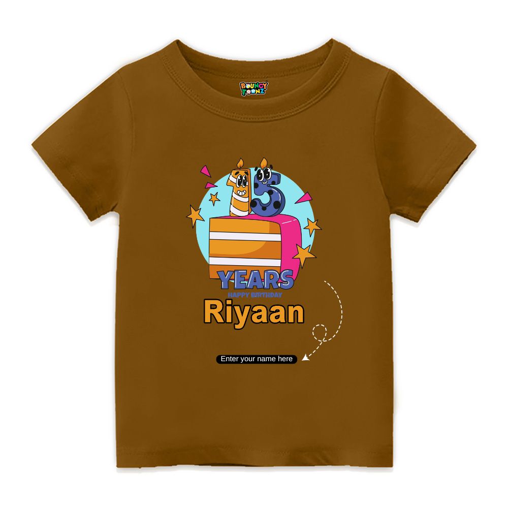 Age customised Kids tshirts