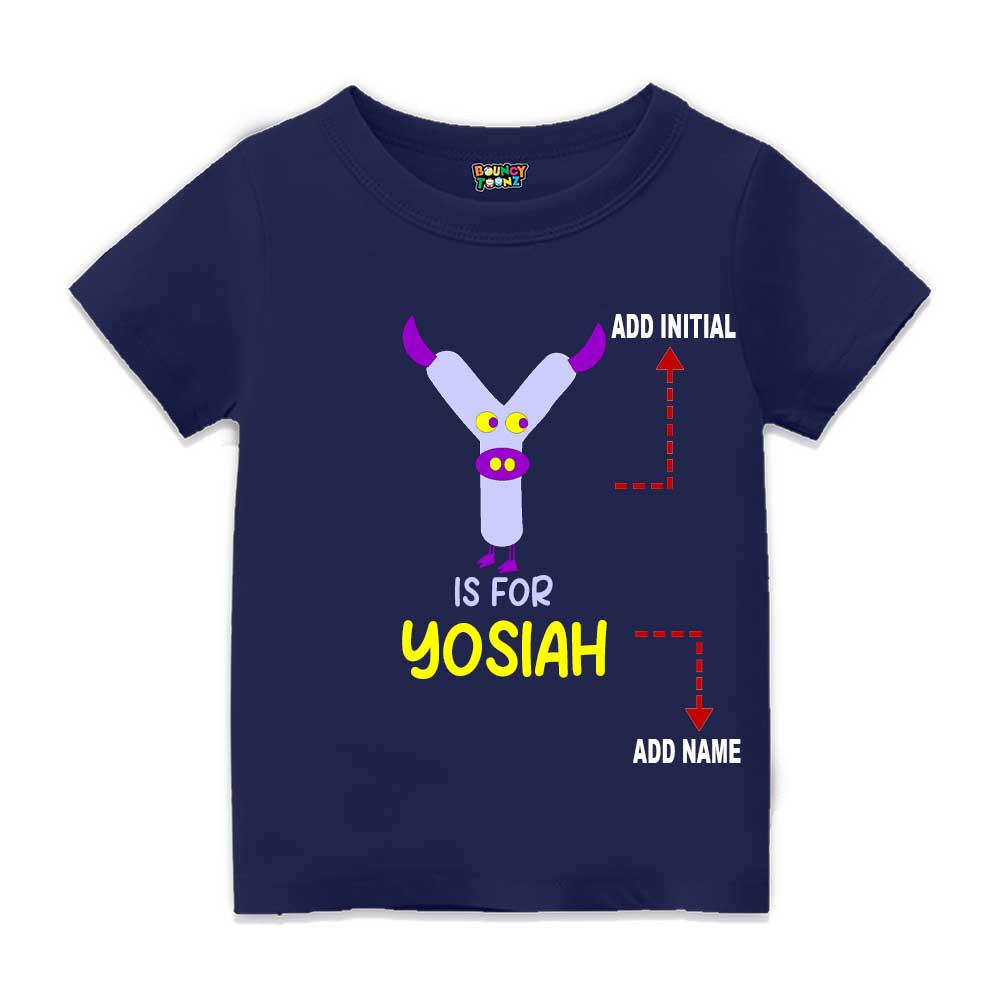 Alphabet Y Customised T Shirt