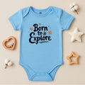 Adventure Awaits – Born to Explore Baby Bodysuit