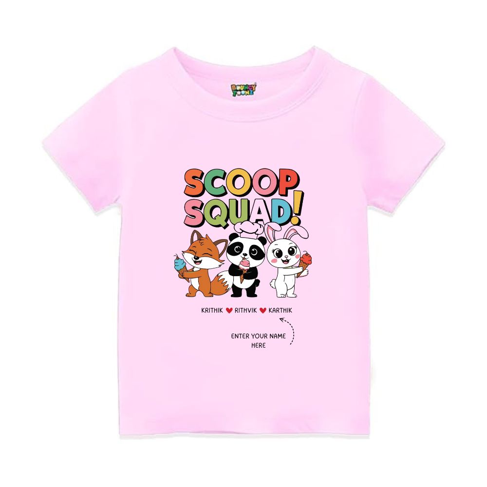 Scoop Squad Customised Kids TShirts