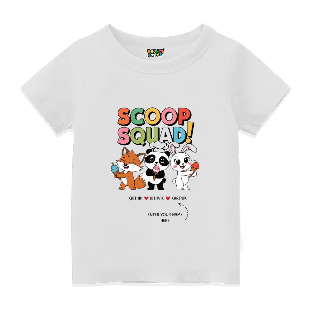 Scoop Squad Customised Kids TShirts