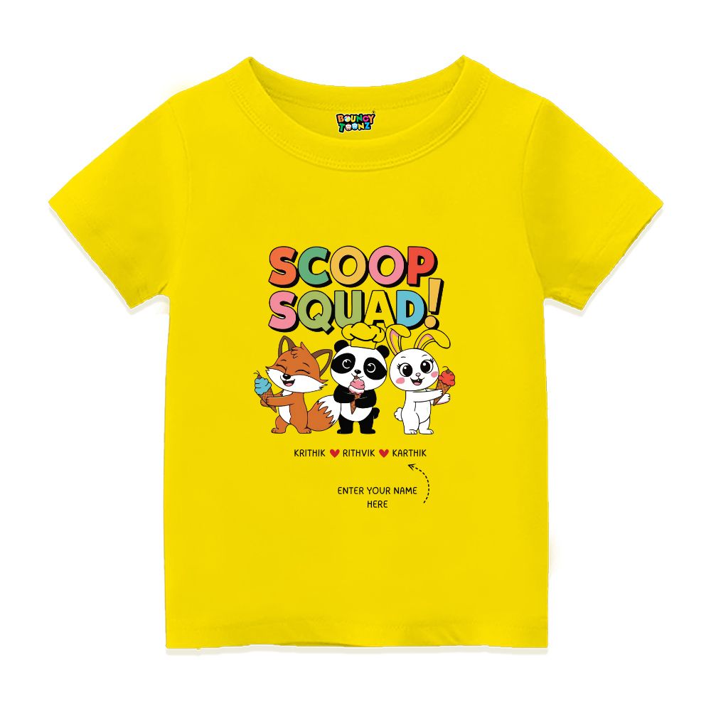 Scoop Squad Customised Kids TShirts