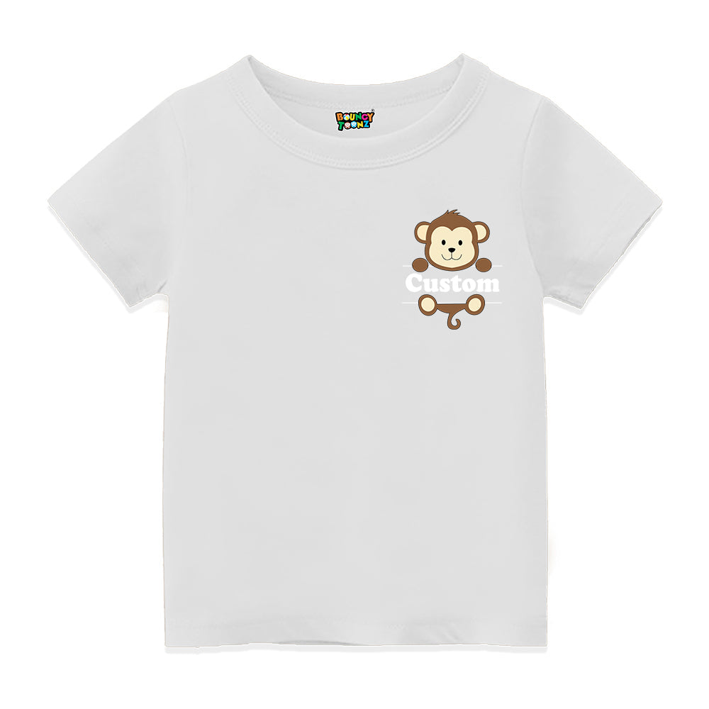 Monkey Theme Customized T shirt for Kids