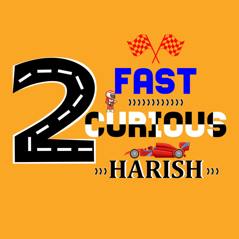 Car Themed Birthday Customised Tshirts for Kids