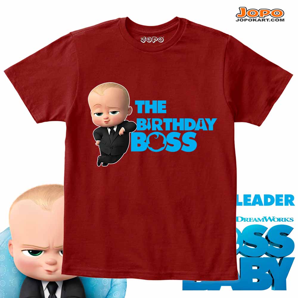 Boss Theme T-shirt for Boys