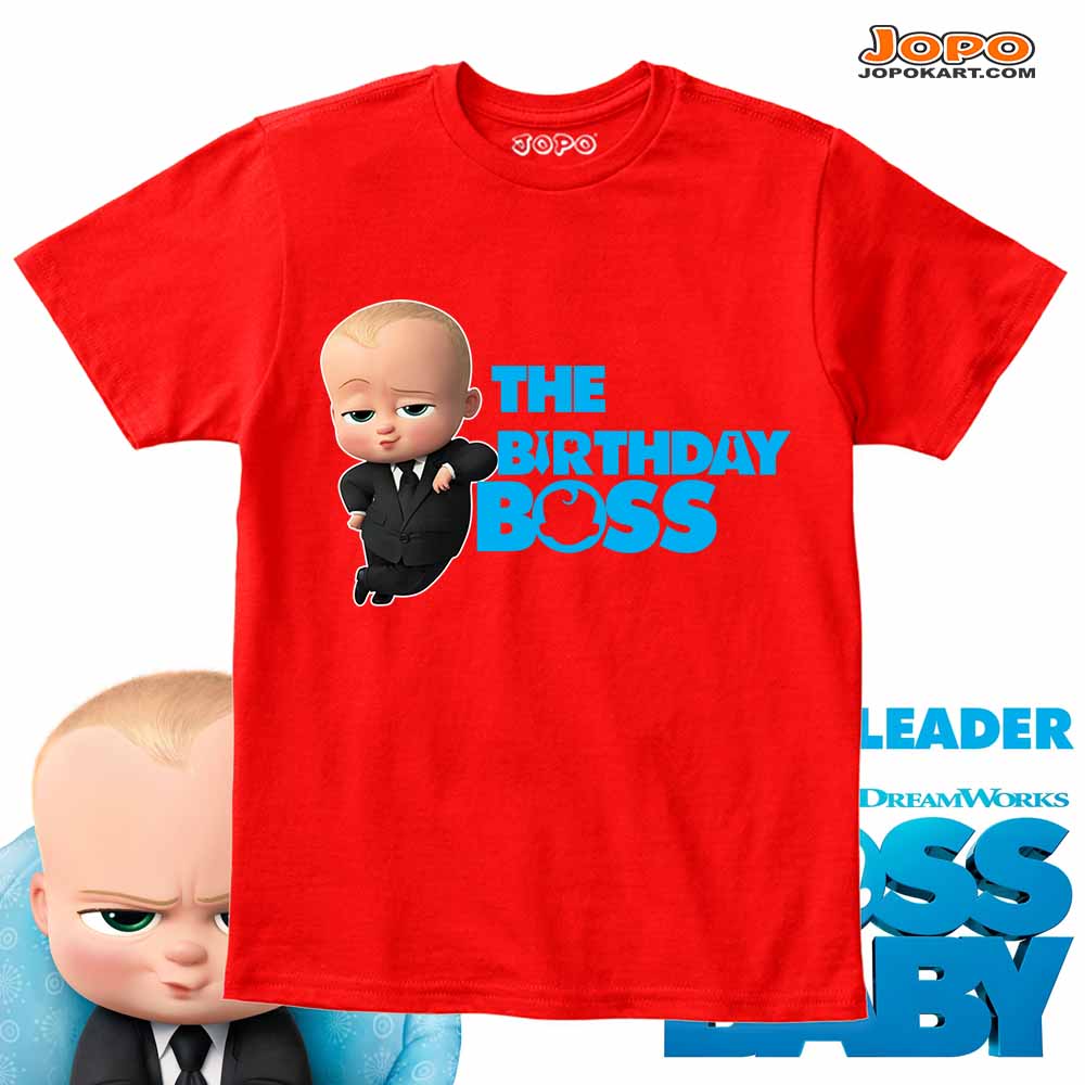 Boss Theme T-shirt for Boys