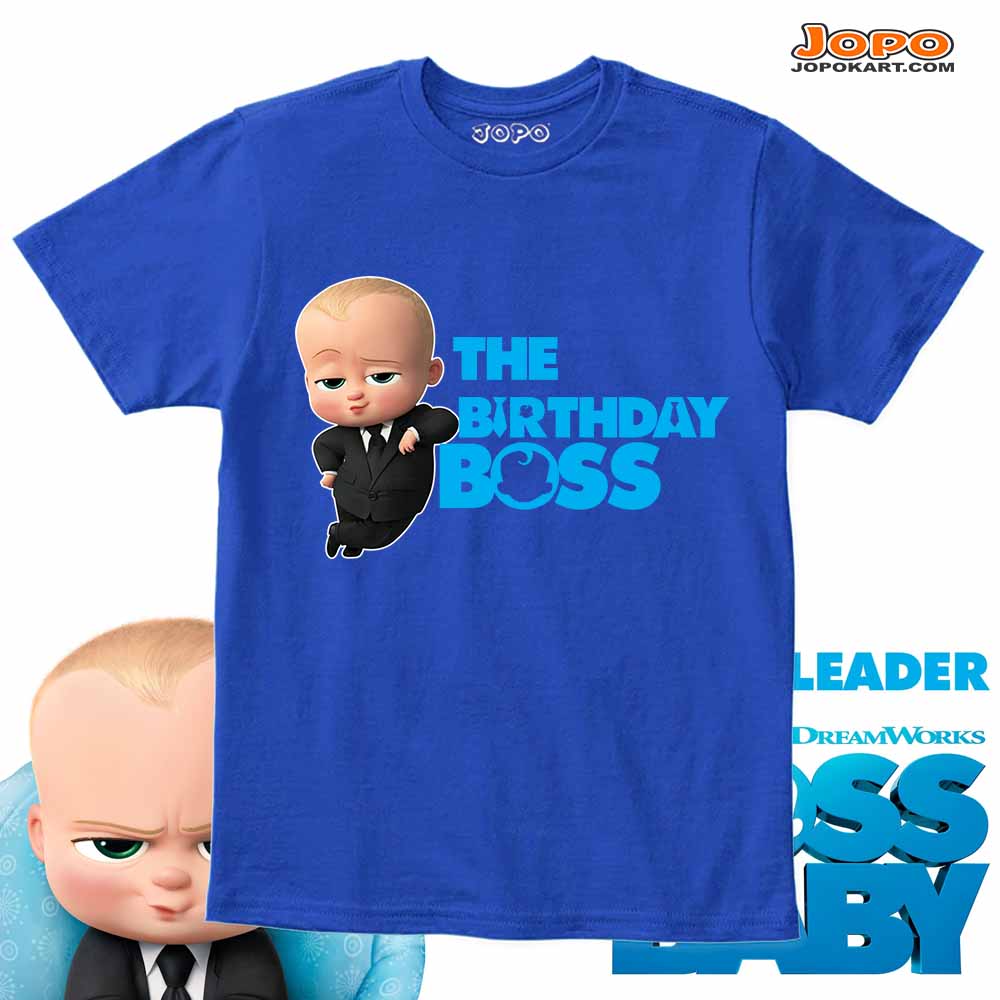 Boss Theme T-shirt for Boys