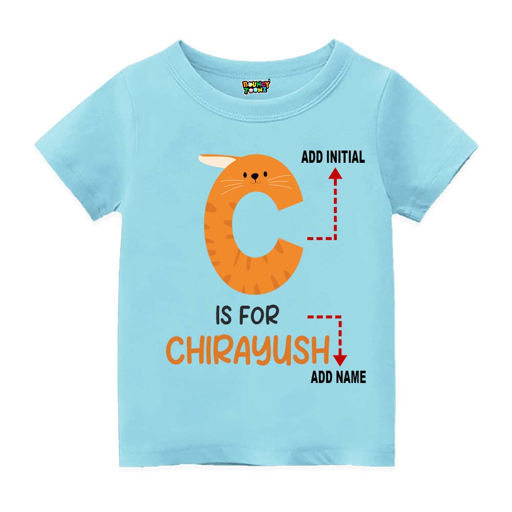 Alphabet C Customised T Shirt