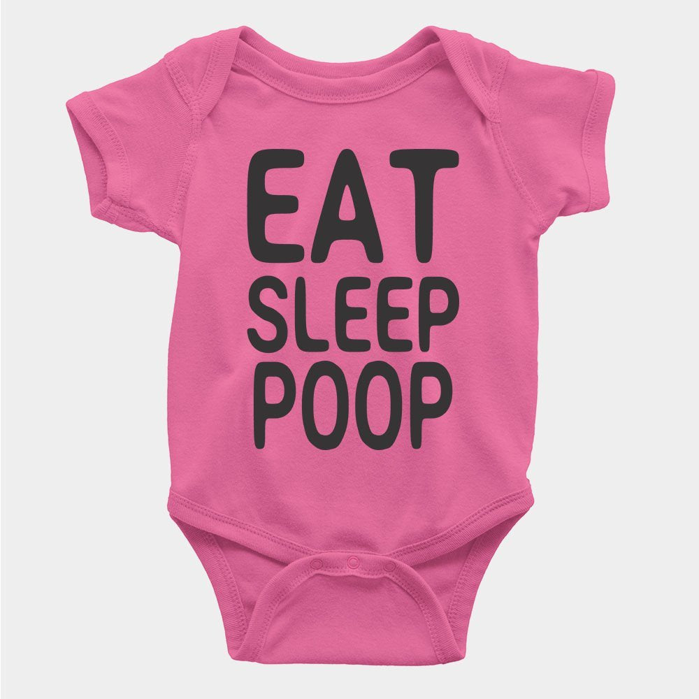Eat Sleep Poop Rompers
