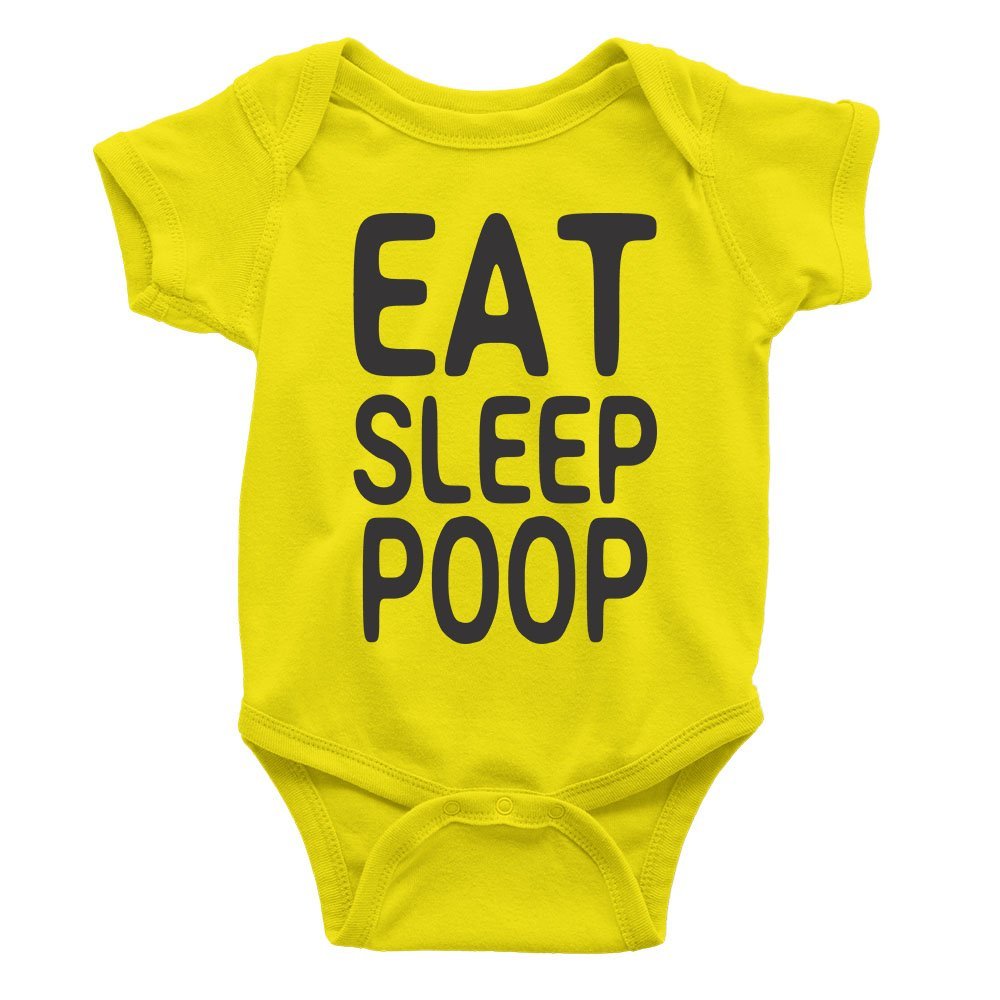 Eat Sleep Poop Rompers