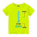 Alphabet  I Customised T Shirt